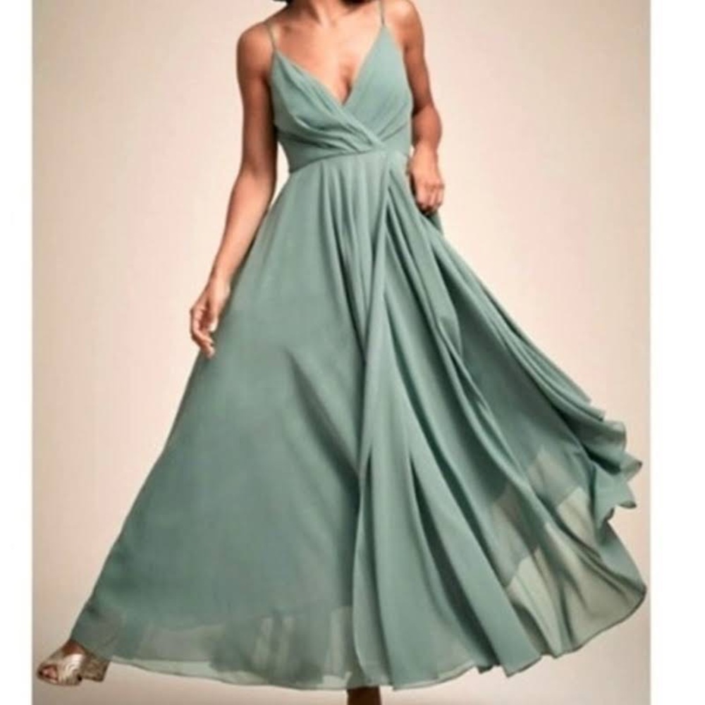 Brand new Eva Dress in Moss from BHLDN. Size: S